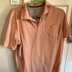 Peach colored polo